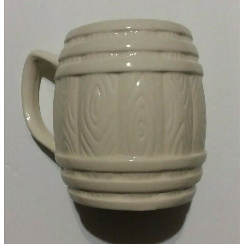 CRACKER BARREL White Barrel Mug 29.7 oz‎ Large